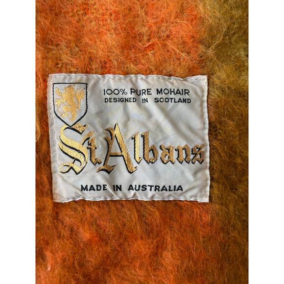 100% Pure Mohair Blanket Throw Cover Albans Australia Cashmere Wool Like 48 x 64 - Picture 4 of 4